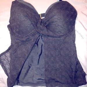 FULLFITALL Women's Plus Size Tankini Swimsuit Underwire Bathing Suit